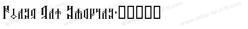 Dwarf Fat Regular字体转换